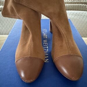 Stuart Weitzman Fernanda 60 Mid-Calf Sock Boots Size 7.5